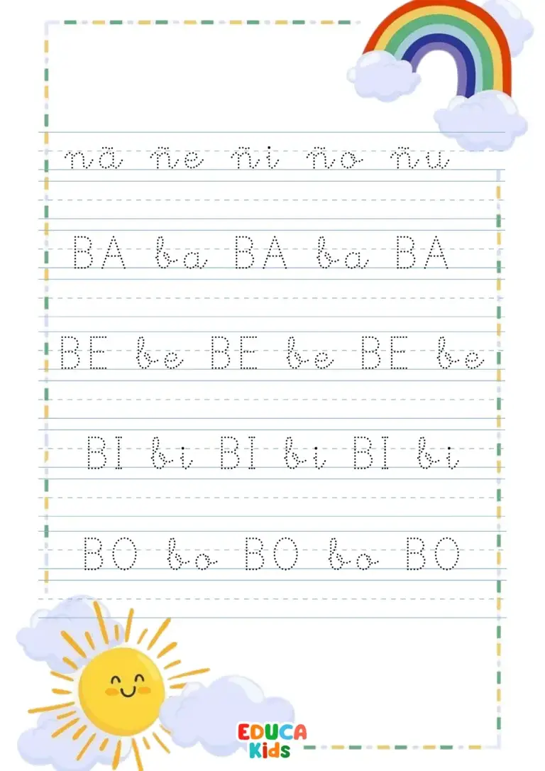 Aprende letras, sílabas y primeras palabras. (3)